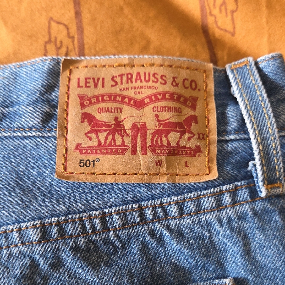 Levi's Blue 501 Jeans